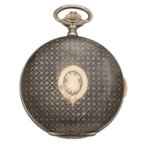 Swiss silver quarter repeating pocket watch Circa 1900