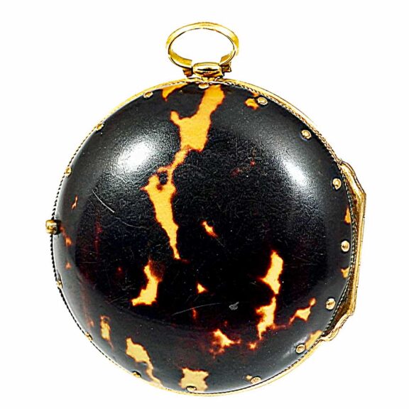 French exceptionally rare gold enamel pocket watch Circa 1750 French exceptionally rare gold enamel pocket watch Circa 1750