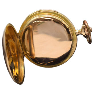 Swiss 18K gold full hunter minute repeating watch Circa 1900