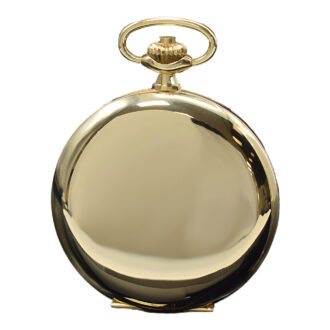 Swiss 18K yellow gold full hunter pocket watch Circa 1975