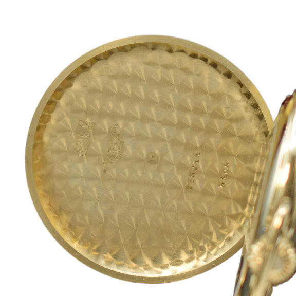 Swiss 18K yellow gold full hunter pocket watch Circa 1975 Swiss 18K yellow gold full hunter pocket watch Circa 1975