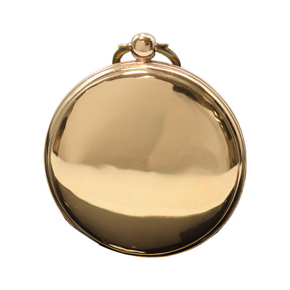 Swiss 18K gold pocket watch with digital hour display Circa 1830 Swiss 18K gold pocket watch with digital hour display Circa 1830
