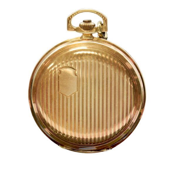 Swiss 14K yellow gold full hunter pocket watch Circa 1920 Swiss 14K yellow gold full hunter pocket watch Circa 1920