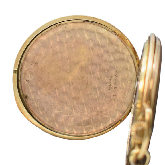 Swiss 14K yellow gold full hunter pocket watch Circa 1920 Swiss 14K yellow gold full hunter pocket watch Circa 1920
