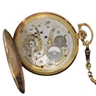 Swiss 14K yellow gold full hunter pocket watch Circa 1920 Swiss 14K yellow gold full hunter pocket watch Circa 1920