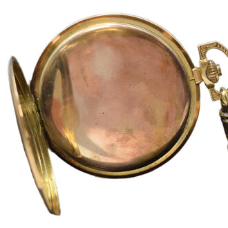 Swiss 14K yellow gold full hunter pocket watch Circa 1920 Swiss 14K yellow gold full hunter pocket watch Circa 1920