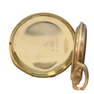 Swiss 14K yellow gold full hunter pocket watch Circa 1920 Swiss 14K yellow gold full hunter pocket watch Circa 1920
