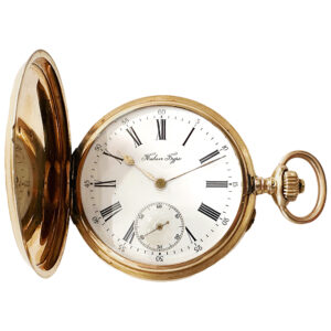 Russian imperial 14 carat gold presentation watch Circa 1912
