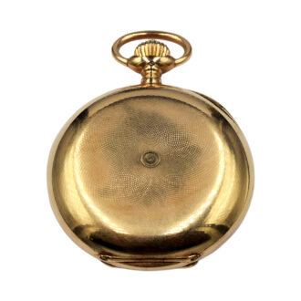 Swiss 14K yellow gold full hunter pocket watch Circa 1900