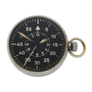 German stainless steel lever military pocket watch Circa 1940