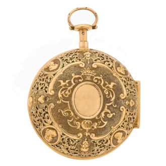 English 20 Carat gold repeater of outstanding quality Circa 1695