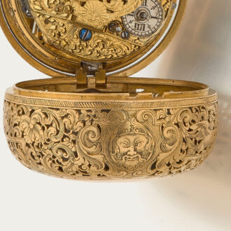English 20k gold repeater of outstanding quality Circa 1695