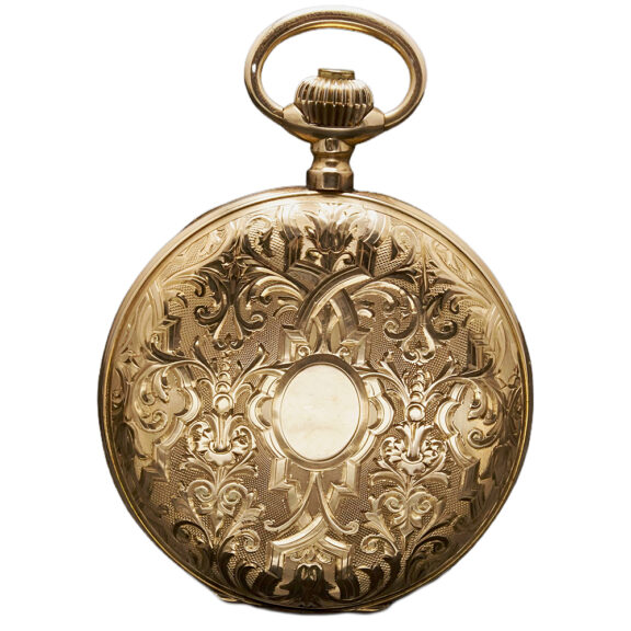 Swiss 14K yellow gold full hunter pocket watch Circa 1910 Swiss 14K yellow gold full hunter pocket watch Circa 1910