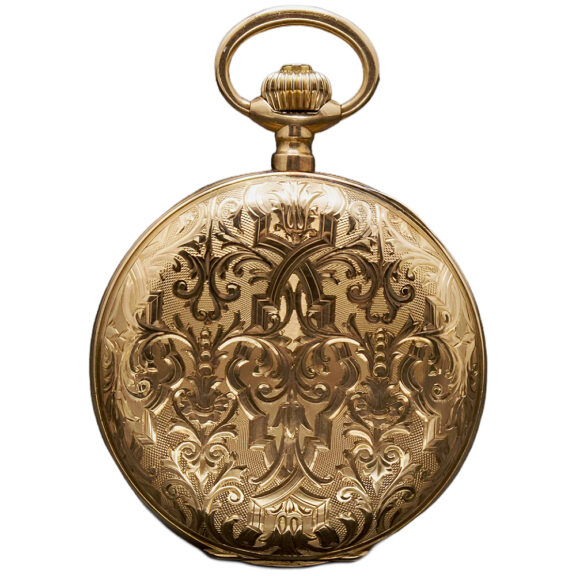 Swiss 14K yellow gold full hunter pocket watch Circa 1910 Swiss 14K yellow gold full hunter pocket watch Circa 1910