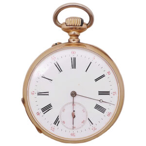 Swiss 18K gold quarter repeating pocket watch Circa 1890