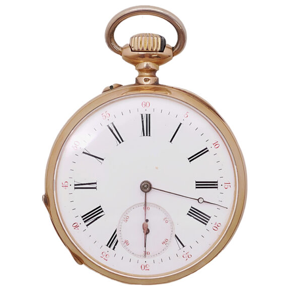 Swiss 18K gold quarter repeating pocket watch Circa 1890