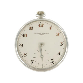 Lightweight Swiss aluminium open faced pocket watch Circa 1953