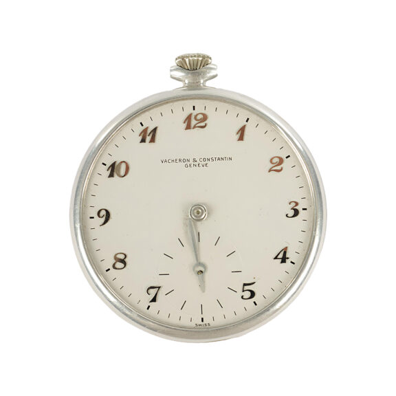 Lightweight Swiss aluminium open faced pocket watch Circa 1953
