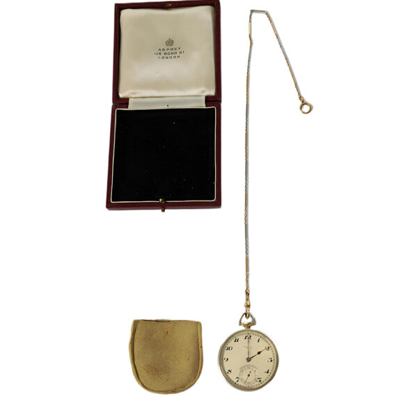 Swiss 18K two tone gold open faced pocket watch Circa 1900 Swiss 18K two tone gold open faced pocket watch Circa 1900