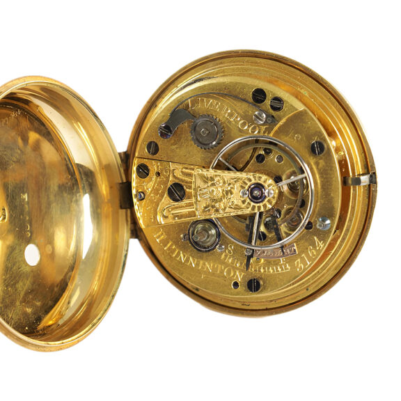 English 18K yellow gold open faced pocket watch Circa 1830 English 18K yellow gold open faced pocket watch Circa 1830