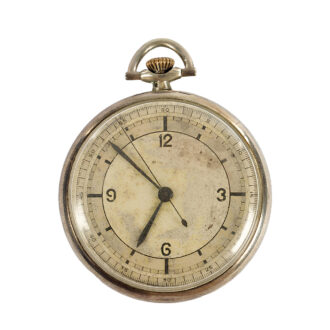 Swiss sterling silver open faced Scientific pocket watch Circa 1935