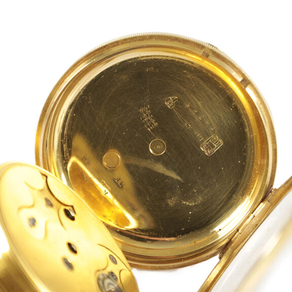 English 18K yellow gold open faced pocket watch Circa 1835 English 18K yellow gold open faced pocket watch Circa 1835