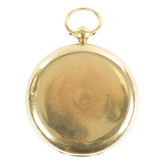 English 18K yellow gold open faced pocket watch Circa 1835 English 18K yellow gold open faced pocket watch Circa 1835