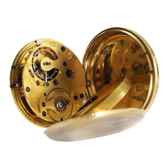 English 18K yellow gold open faced pocket watch Circa 1835 English 18K yellow gold open faced pocket watch Circa 1835