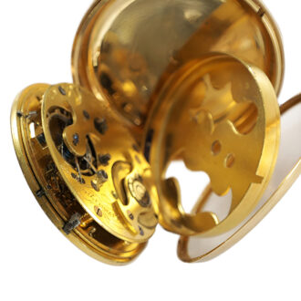 English 18K yellow gold open faced pocket watch Circa 1835
