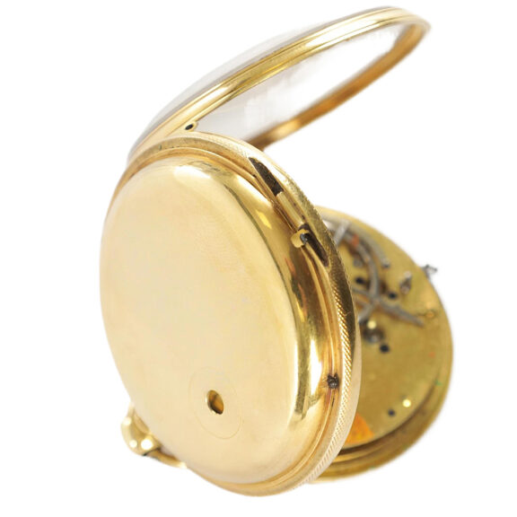 English 18K yellow gold open faced pocket watch Circa 1830 English 18K yellow gold open faced pocket watch Circa 1830
