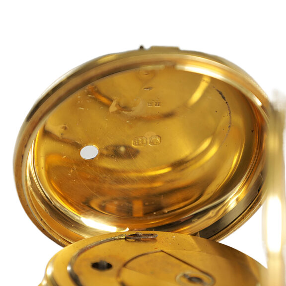 English 18K yellow gold open faced pocket watch Circa 1830 English 18K yellow gold open faced pocket watch Circa 1830