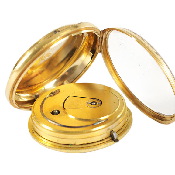 English 18K yellow gold open faced pocket watch Circa 1830 English 18K yellow gold open faced pocket watch Circa 1830