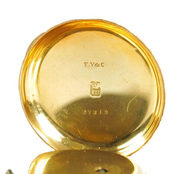 English 18K yellow gold open faced pocket watch Circa 1830 English 18K yellow gold open faced pocket watch Circa 1830