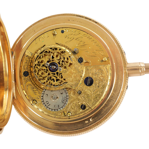 English 18k gold quarter repeating pocket watch Circa 1814 English 18k gold quarter repeating pocket watch Circa 1814