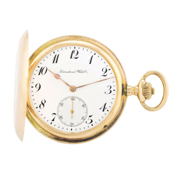 Swiss hunting cased keyless pocket watch Circa 1910