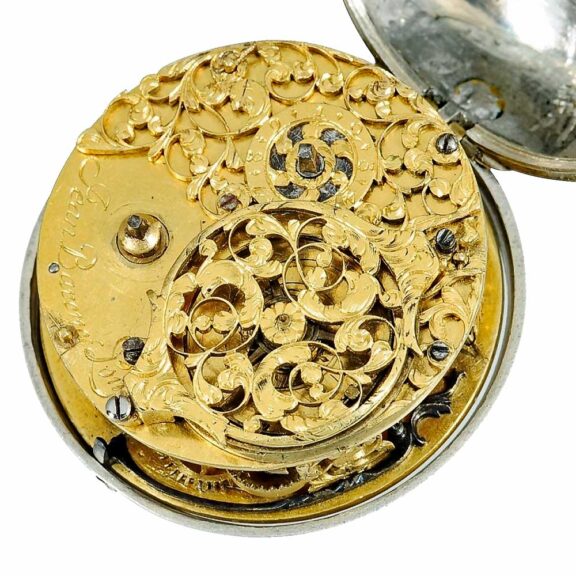 Dutch silver one-handed pair-cased pocket watch Circa 1650 Dutch silver one-handed pair-cased pocket watch Circa 1650