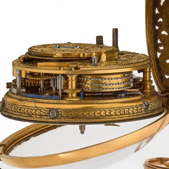 English quarter repeater in 22k gold pair cases Circa 1725 English quarter repeater in 22k gold pair cases Circa 1725