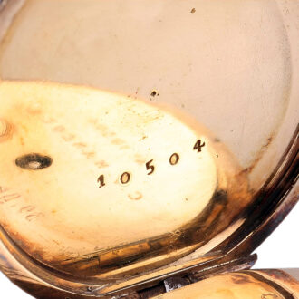 English gold and diamond set lady's pendant watch Circa 1865