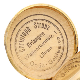 Swiss/German 14K gold full hunter pocket watch Circa 1905