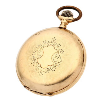 Swiss/German 14K gold full hunter pocket watch Circa 1905