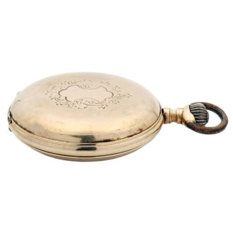 Swiss/German 14K gold full hunter pocket watch Circa 1905