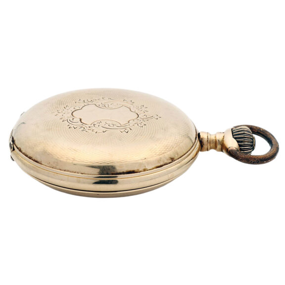 Swiss/German 14K gold full hunter pocket watch Circa 1905 Swiss/German 14K gold full hunter pocket watch Circa 1905