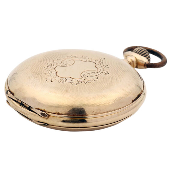 Swiss/German 14K gold full hunter pocket watch Circa 1905 Swiss/German 14K gold full hunter pocket watch Circa 1905