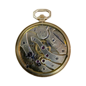 Swiss 18K yellow gold open faced pocket watch Circa 1920 Swiss 18K yellow gold open faced pocket watch Circa 1920