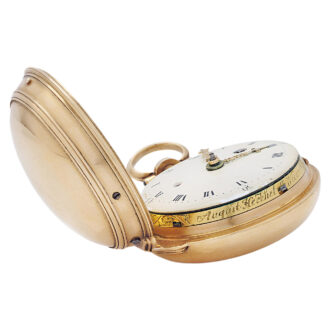 Austrian 18K gold quarter repeating pocket watch Circa 1750