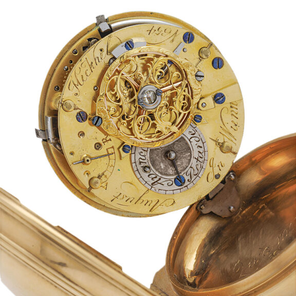 Austrian 18K gold quarter repeating pocket watch Circa 1750 Austrian 18K gold quarter repeating pocket watch Circa 1750