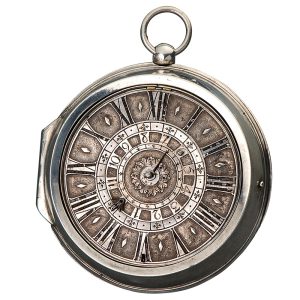 English silver pair cased verge pocket watch Circa 1690
