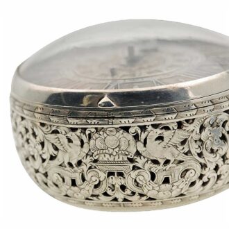 English silver pair cased verge pocket watch Circa 1690