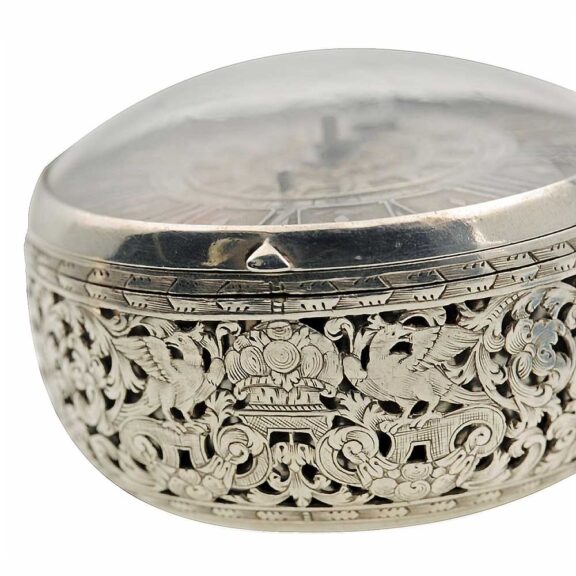 English silver pair cased verge pocket watch Circa 1690 English silver pair cased verge pocket watch Circa 1690