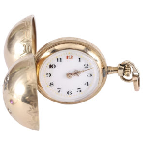 Swiss gold and gem set ‘Boule de Genève’ watch Circa 1900